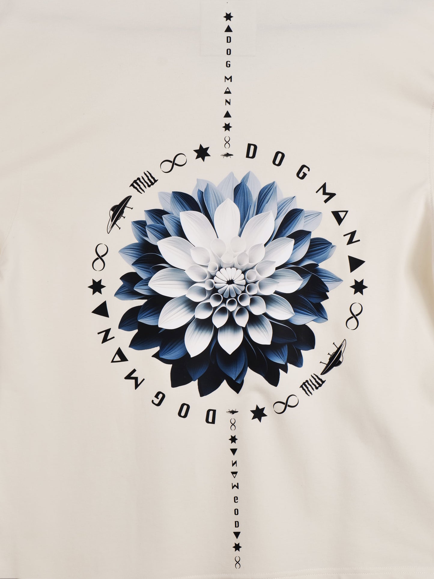 BLOOM SERIES(BTC02)-CREAM OVERSIZED UNISEX TSHIRT