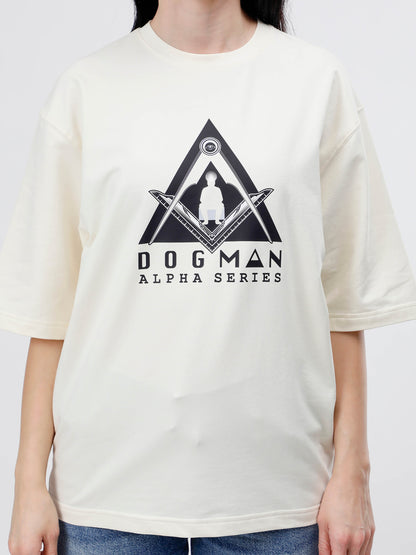 ALPHA SERIES(ATC08)-CREAM OVERSIZED UNISEX TSHIRT