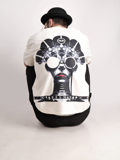 ALPHA SERIES(ATC06)-CREAM OVERSIZED UNISEX TSHIRT