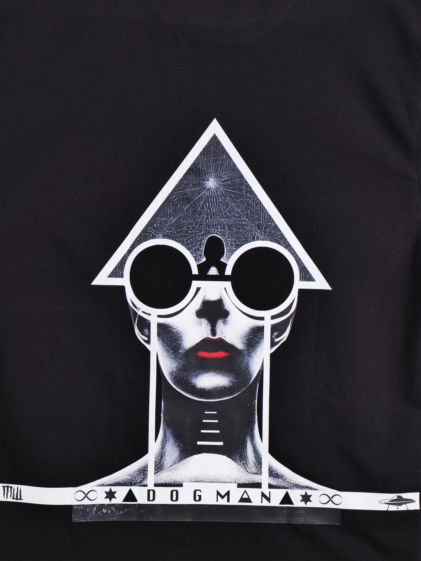 ALPHA SERIES(ATB02)-BLACK OVERSIZED UNISEX TSHIRT