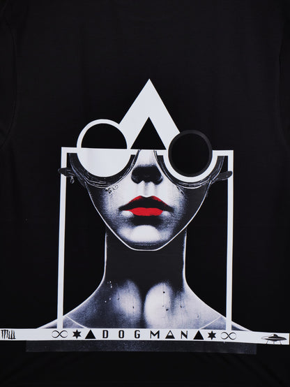 ALPHA SERIES(ATB03)-BLACK OVERSIZED UNISEX TSHIRT