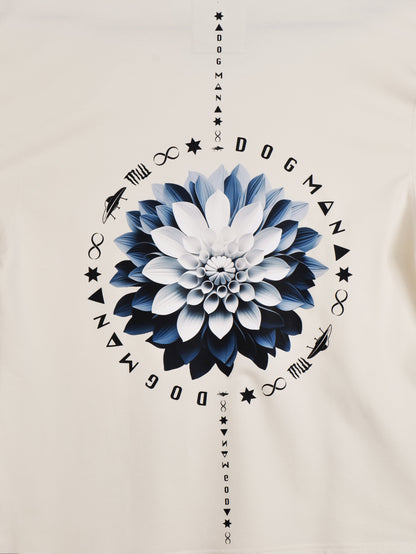 BLOOM SERIES(BTC02)-CREAM OVERSIZED UNISEX TSHIRT