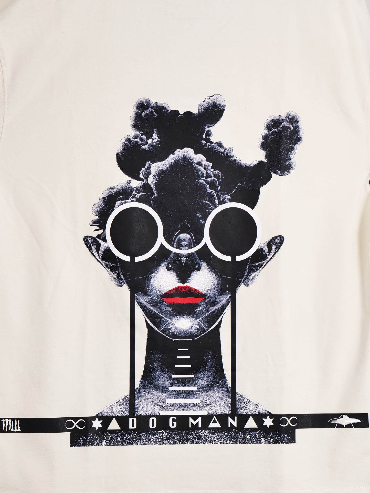 ALPHA SERIES(ATC04)-CREAM OVERSIZED UNISEX TSHIRT