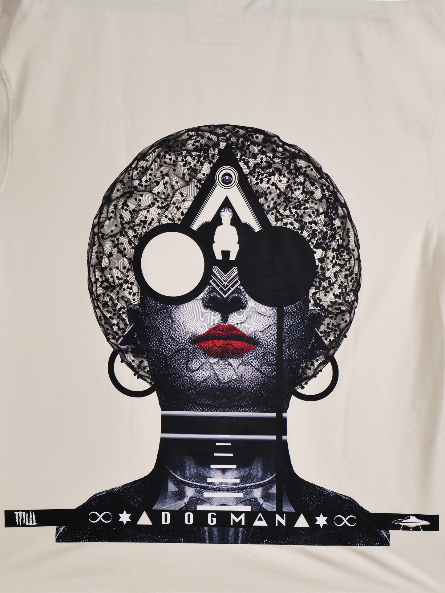 ALPHA SERIES(ATC10)-CREAM OVERSIZED UNISEX TSHIRT